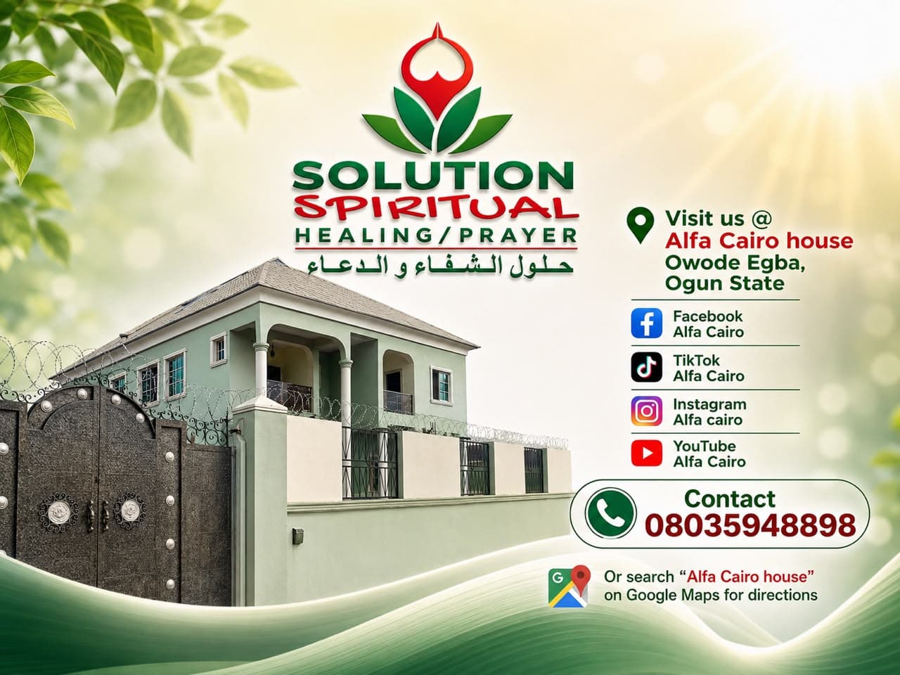 Alfa Cairo House in Owode Egba, Ogun State